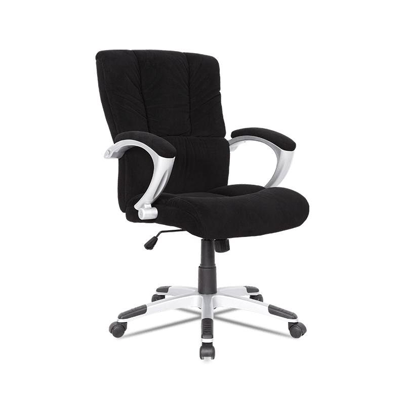 MC-7105 Adjustable Height Mid Back Velvet Fabric Executive Office Chair