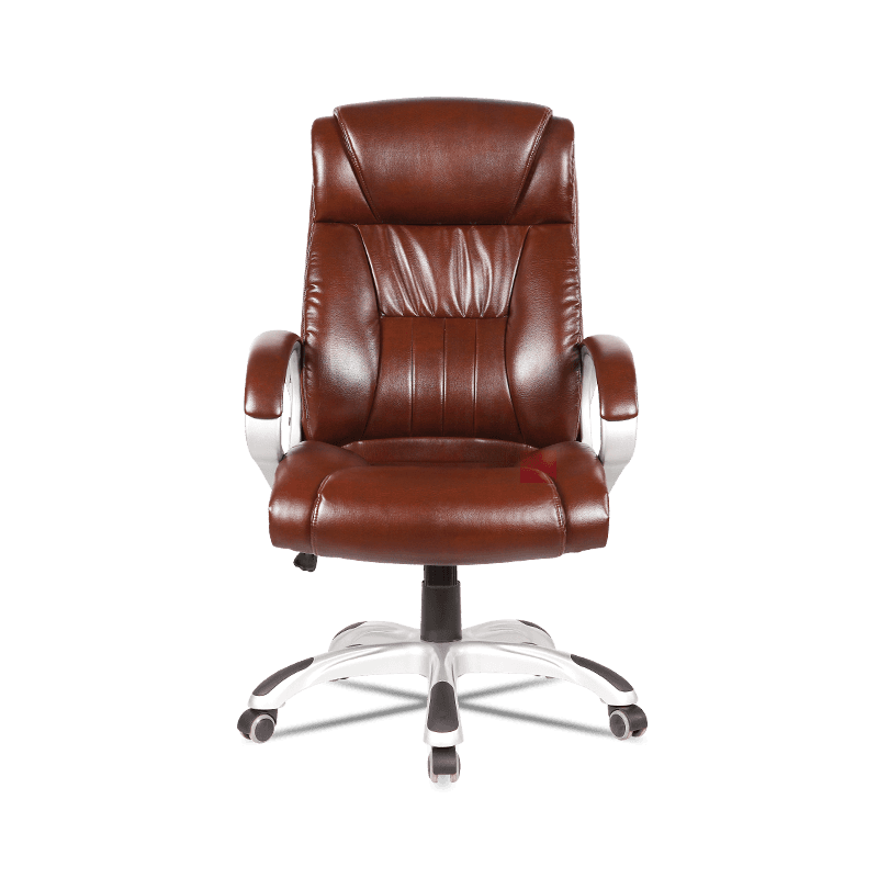 MC-7106 Executive PU Leather Swivel Task Chair with Armrests Lumbar Support